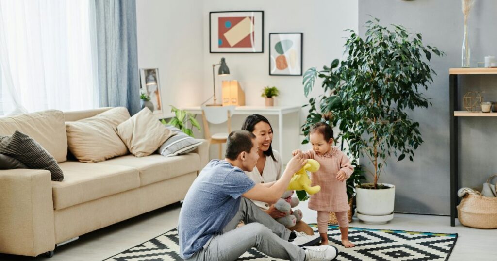 Family-friendly living space designed for shared routines and daily life for those moving with a family in the charlotte metro area