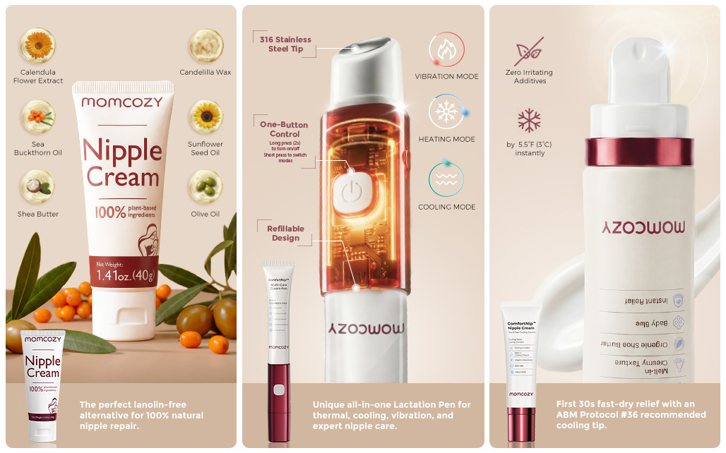 Product overview of Momcozy nipple cream